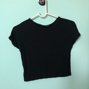 black crop top